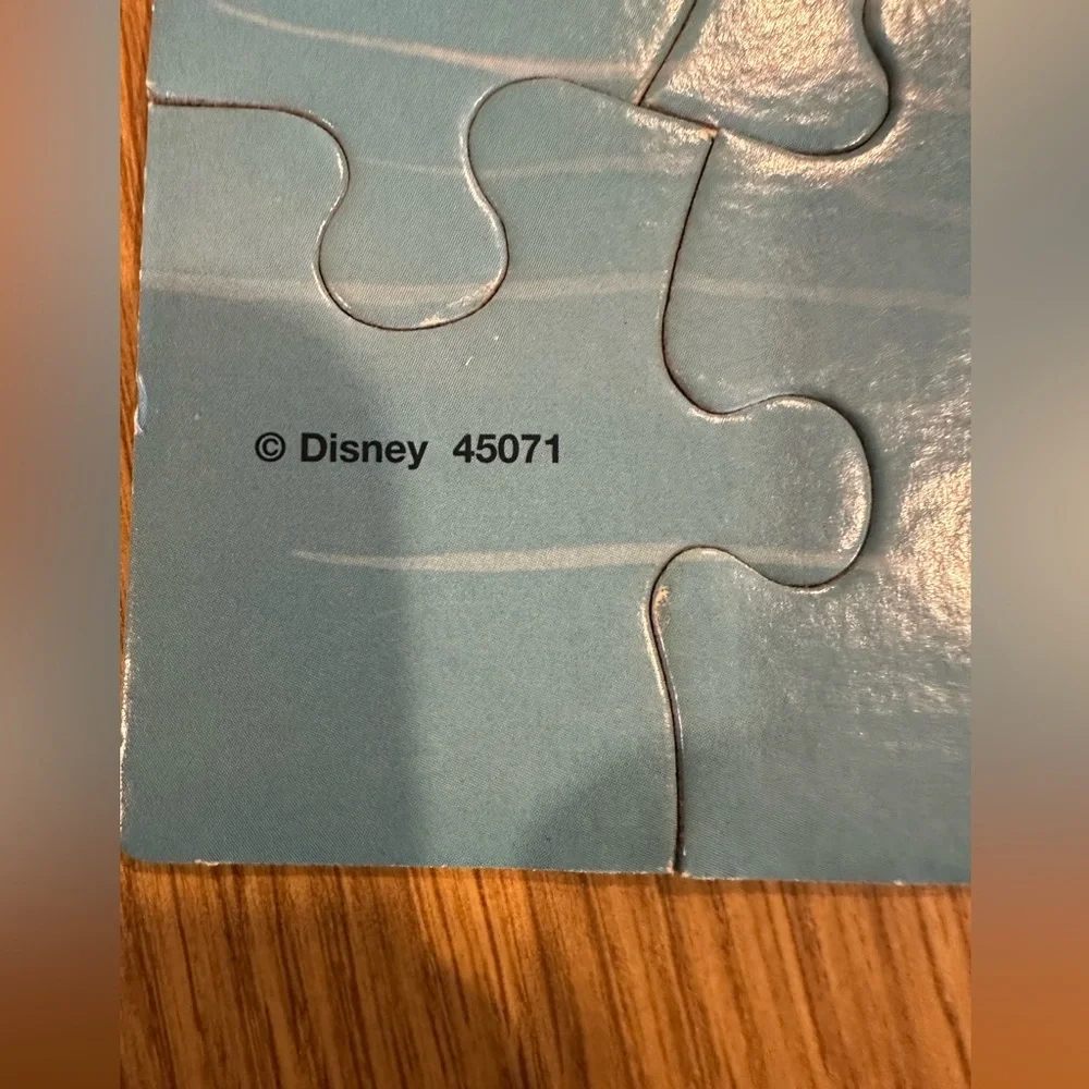 Vintage Disney Mickey Mouse & Pluto 60 Piece Puzzle. Canoe River Tepee.